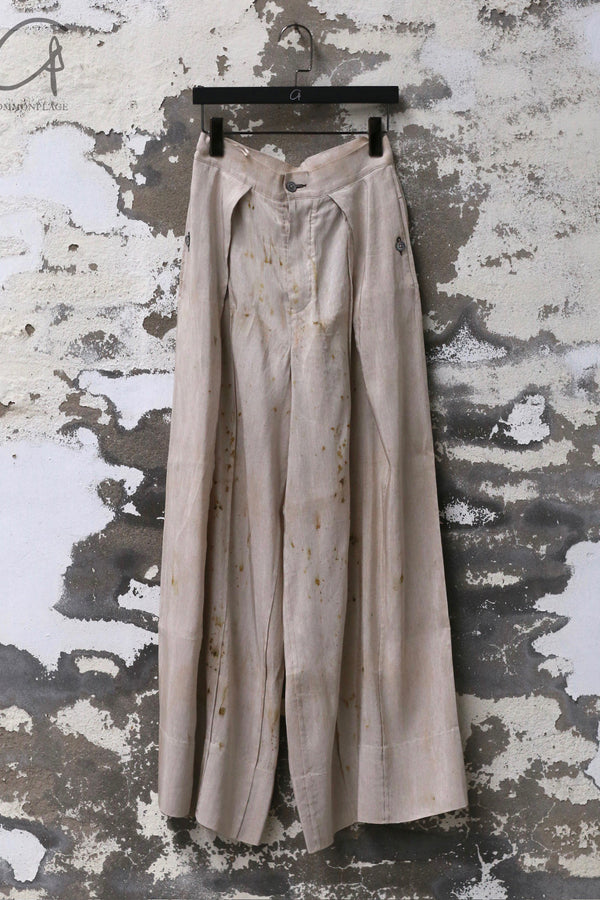 Mutedance 25 Spring/Summer Flower Bud Pleated Trousers MD-MD25SS98-LINEN MD25SS97